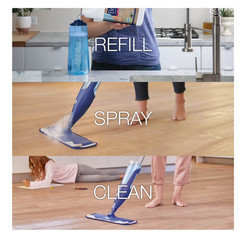 Bona Hardwood Floor Cleaning Solution Refill, Unscented, 128 fl oz… NEW