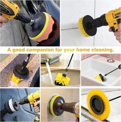 Versatile 30-Piece Drill Brush Set for Bathroom, Car, Tile & More Cleaning Tasks