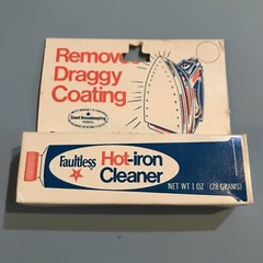 Vintage Faultless Hot Iron Cleaner 1oz Hot Iron Cleaner
