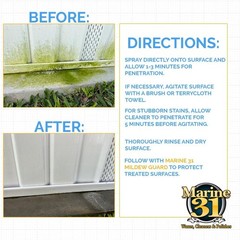 Marine 31 Mildew Stain Remover & Cleaner | Effective for Boats, Home, Patio, & B