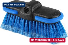 Car Wash Brush Head with Soft Bristle 8”, Cleaning Blue