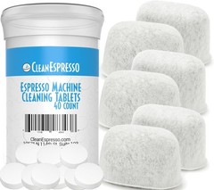 Designed For Breville Cleaning Kit – 40 Cleaning Tablets and 6 Water Filters
