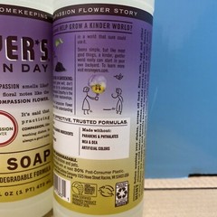 3Pack Of Mrs. Meyer’s Clean Day Compassion Flower Scent Liquid Dish Soap 16oz
