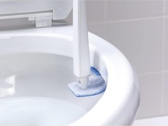 Disposable Toilet Scrubber Starter Kit, 5 Pack | Disposable Refills with Buil…