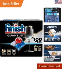 Quantum Powerballs Dishwashing Detergent Gel Tabs 3.52 Lb, 100 Tabs