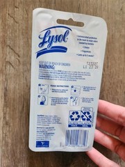 Lysol Hygienic Atlantic FRESH SCENT Automatic Toilet Cleaner Blue Clip On