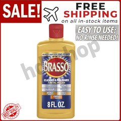 NEW Brasso Multi-Purpose Metal Polish, 8 oz