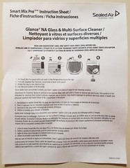 Diversey Glance Na Glass & Multi-Surface Cleaner, Smart Mix Pro Bag, 6 Pk =6 gal