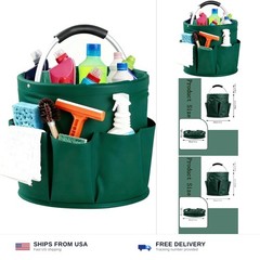 Cleaning Caddy with Handle, Cleaning Products Organiser, Foldable Storage Bas…