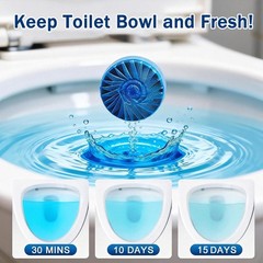 Automatic Toilet Bowl Cleaner Tablets | Long-Lasting Bathroom Tank Cleaner, E…
