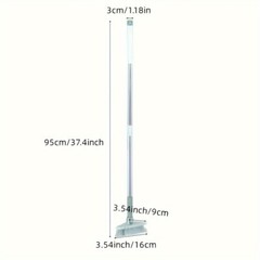 Shower Cleaning Brush 37” Shower Scrubber Tile Tub Scrubber with Long Handle