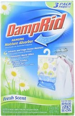 DampRid Hanging Bags, Fresh Scent 15.4-Ounce, 3-Pack