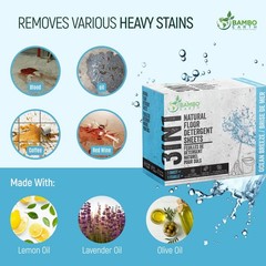30 Pcs All Natural Floor Cleaner Sheets – Biodegradable And Dissolvable Multi…