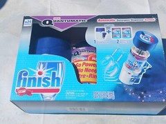 Finish Quantumatic Powerball Detergent Dispenser and 2 Refills New Sealed