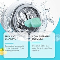 Root Clean Washing Machine Cleaner Tablets – 24 Pack for a 12 Month Supply. Fo