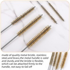 5Pcs Brass Wire Tube Brush11.81Inch Long Pipe Cleaners, 6/8/12/15/18mm | for …