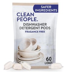 The Clean People Dishwasher Pods – Cuts Grease & Rinses Sparkling Clean – Residu