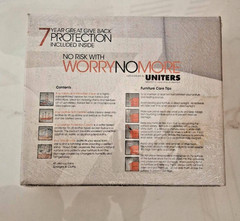 WorryNoMore Uniters Furniture Care Kit Leather Fabric Wood Cleaner NEW Sealed