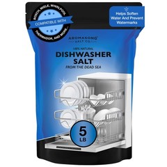 Aromasong 5 LB Dishwasher Salt Natural Water Softener Compatible with Bosch