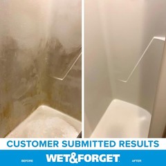 Shower Cleaner Spray Multi-Surface Weekly Application Requires No S
