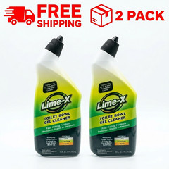 Lime-A-Way Toilet Bowl Cleaner Gel 2 Pack 16 fl oz Removes Rust Limescale Stains