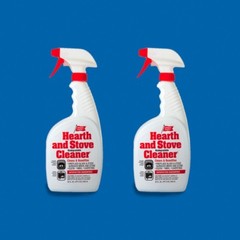 TWO 22oz. bottles – Speedy White Fireplace & Stove Cleaner for creosote/soot