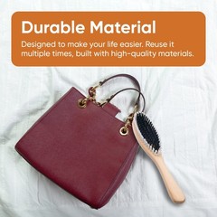 Clothes Brush Garment Brush Sturdy Bristles, Garment Lint Remover, Wool Suits…