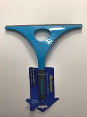1 PC 9.5 INCHES ALL PURPOSE SILICONE HANDLE WINDOW WIPER SQUEEGEE 3 COLOR OPTION