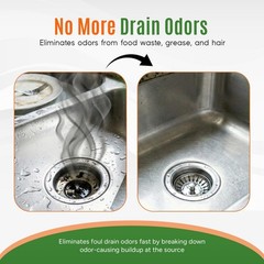 Eco-Friendly Enzyme Drain Cleaner Powder – Unclogs & Deodorizes Pipes (2 lbs)