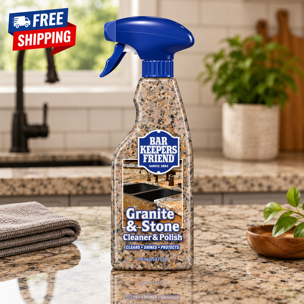 Bar Keepers Friend Granite & Stone Cleaner and Polish 25.4 fl oz