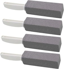 Pumice Stone for Toilet Bowl Cleaning with Handle Pumice Toilet Stone 4 Pack