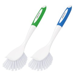 Amazer Dish Brush with Handle, 2 Pack Kitchen Scrub Brushes for Cleaning, Dis…