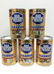 Bar Keeper’s Friend Cleanser Polish Stainless Steel 8.82 oz Ea (5 Pack) SEALED