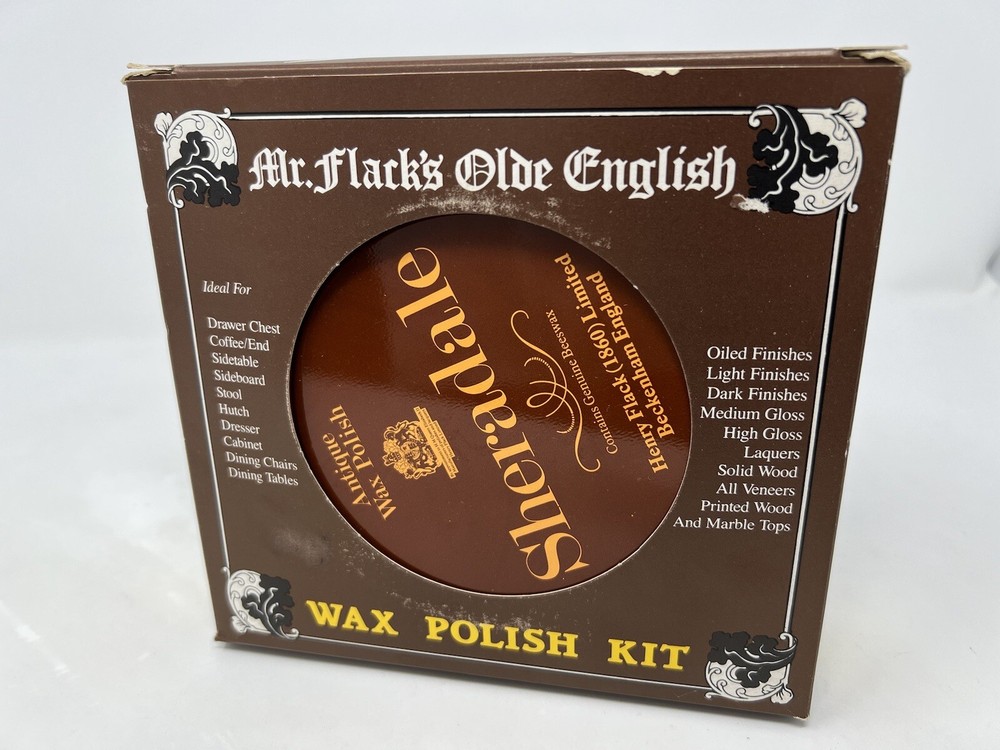 Mr. Flack’s Olde English Sheradale Antique Wax Polish Kit