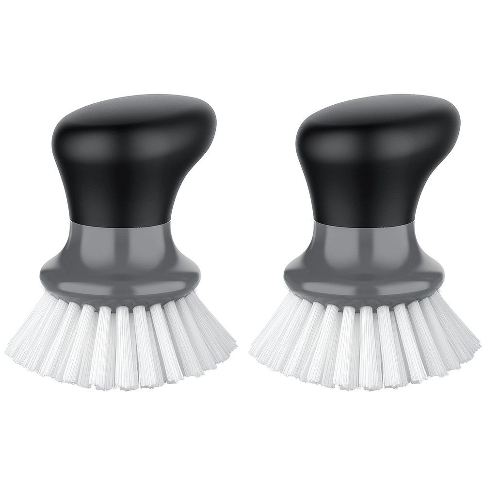 MR.SIGA Dish Scrub Brush, Palm Brush Dish Scrubber with Ergonomic Grip, Kitch…