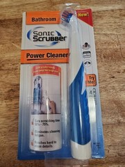Sonic Scrubber Bathroom Tool Power Cleaner Tool for Tubs Showers Sinks Tiles New