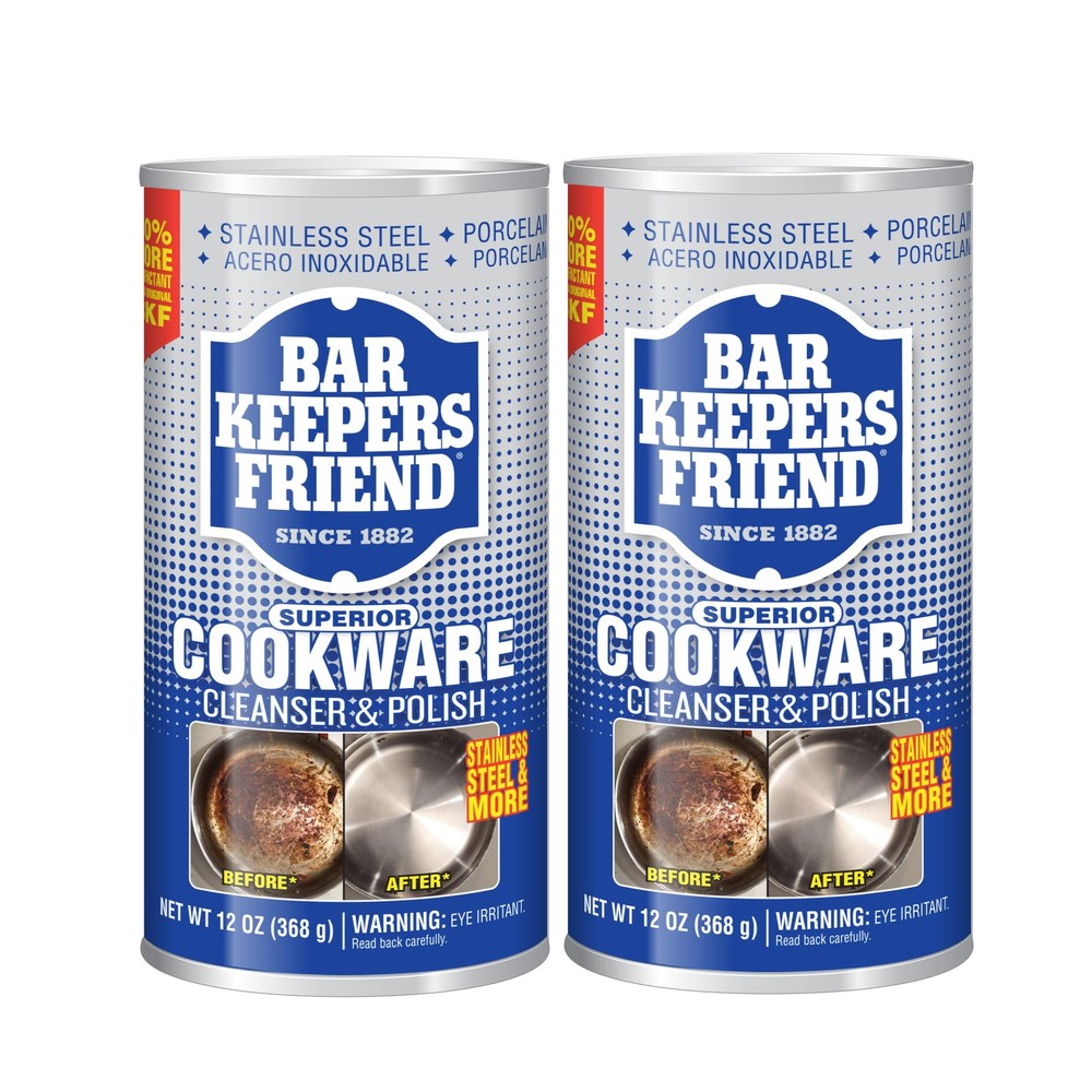 Cookware Cleanser And Polish 2 Pack 12 Oz Stainless Steel Cleaner For Pots Pans