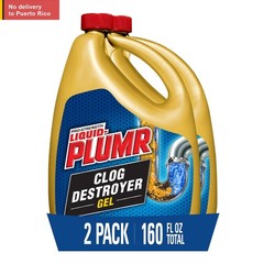 Pro-Strength Clog Destroyer Gel with PipeGuard, 80 fl oz, 2 Pack