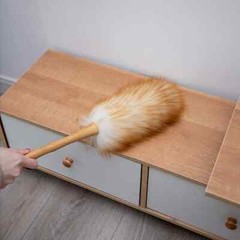 ARCLIBER Lambs Wool Duster Good Grip for Household Cleaning Ceiling Car, 13inch