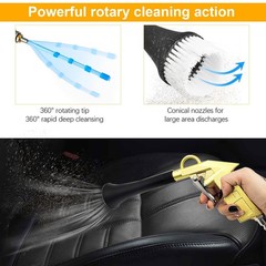High Pressure Air Compressor Car Detailing Tool Gun Dry Cleaning Kit