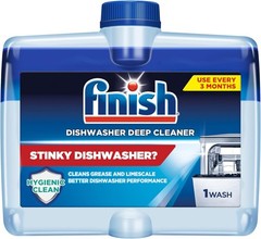Finish Dual Action Dishwasher Cleaner: Fight Grease & Limescale, Fresh, 8.45 Oz.