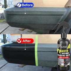 Car Plastic Restorer Black Trim Leather Upholstery Cleaner Ceramic Coating