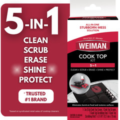 5-In-1 Cook Top Complete Cleaning Kit – Includes Cream, Scrubbing Pad