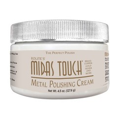 Midas Touch Metal Polishing Cream 4.5 Oz for Silver Gold Brass Copper Chrome …