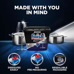 Quantum Dishwasher Pods, No Pre-Rinse Dishwasher Detergent Soap Removes 24HR …