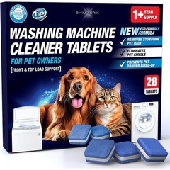 Pet Hair Removal Tablets Washer Eliminate Dander Easy Cleaning 24 Pack New