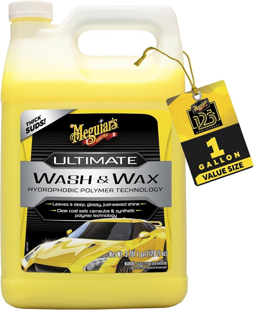 Meguiar’s Ultimate Wash and Wax Car Soap 1 Gallon