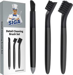 Grout Cleaner Brush Set, Detail Cleaning Brush Set for Tiles, Sinks | Grout Scub