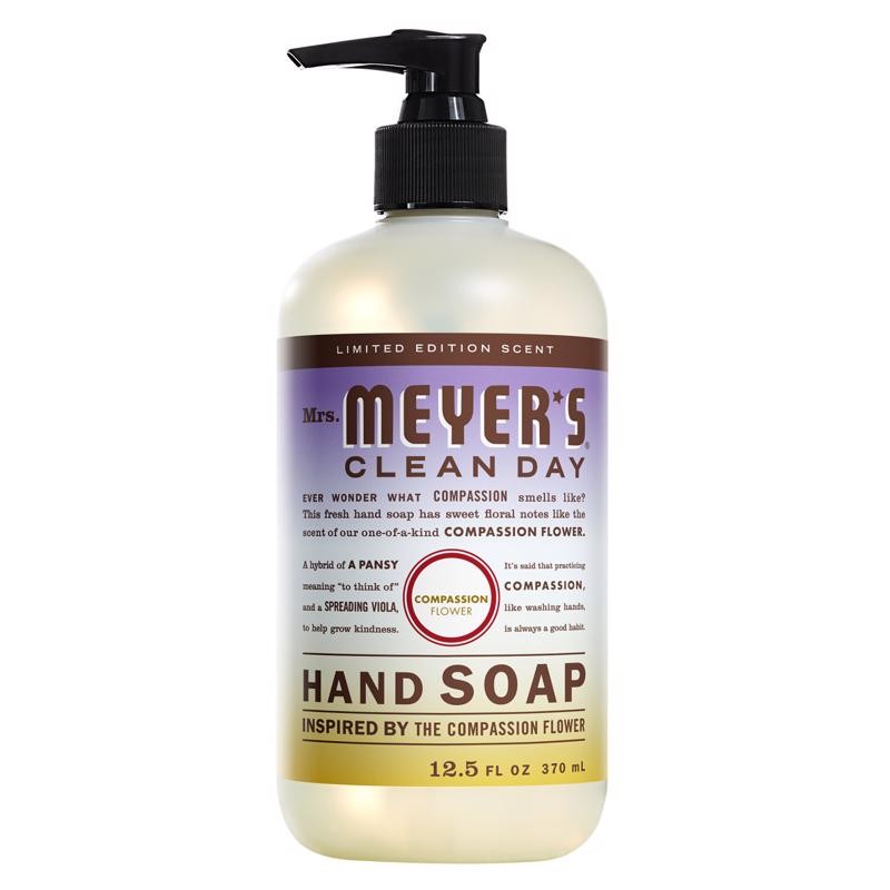 Mrs. Meyer’s Clean Day Compassion Flower Scent Liquid Hand Soap 12.5 oz (6-Pack)