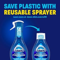 Platinum Powerwash Dish Spray, Dish Soap Liquid, Fresh Scent Bundle, 1 Spray (16